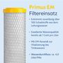 4x Alvito ABF Primus EM Filterpatrone 0,45 �m - mit Belebung *SPARPREIS*