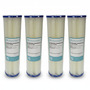 4x 10 Sediment Wasserfilter Pleated Polyester 20 �m Auswaschbar Wiederverwendbar