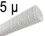 20 (Zoll) Sediment Wasserfilter gewickelt - Slim - 5 �m - aus Polypropylen 