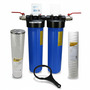 Hauswasserfilter Brunnenfilter 20 Big Blue Pentek Doppel - Sediment - Eisen