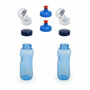 2x 0,5L Kavodrink Wasserflasche Trinkflasche + 2x FlipTop + 2x Push-Pull