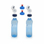 2x 1,0L Kavodrink Wasserflasche Trinkflasche + 2x FlipTop + 2x Push-Pull