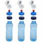 3x 0,75L Kavodrink Wasserflasche Trinkflasche + 3x FlipTop + 3x Push-Pull