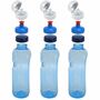 3x 1,0L Kavodrink Wasserflasche Trinkflasche + 3x FlipTop + 3x Push-Pull