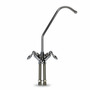Umkehrosmose Doppelwasserhahn 2-Wege-Hahn verchromt mit Keramikventil f�r 1/4 Schl�uche