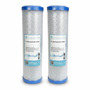 2x Aktivkohleblock 10 Ersatzfilter Trinkwasserfilter Umkehrosmose