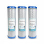 3x Aktivkohleblock 10 Ersatzfilter Trinkwasserfilter Umkehrosmose
