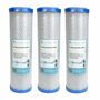 3x Aktivkohleblock 10 Ersatzfilter Trinkwasserfilter Umkehrosmose