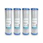 4x Aktivkohleblock 10 Ersatzfilter Trinkwasserfilter Umkehrosmose