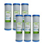 6x TWaLa 10 Aktivkohleblock Trinkwasser Filter f�r Umkehrosmose, Brunnenwasser Wasserfilter 10 �m