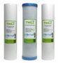 TWaLa 10 Filter Set 3-teilig Trinkwasser Filter f�r RO Umkehrosmose, Brunnenwasser, Wasserfilter