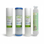 TWaLa 10 Filter Set 4-teilig Trinkwasser Filter f�r RO Umkehrosmose, Brunnenwasser, Wasserfilter