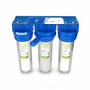 TWaLa 3-Stufen Wasserfiltergeh�use Hauswasserwerk mit Messing 3/4? Anschluss inkl. Filterpatronen