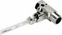 TWaLa Eckventil T-Verteiler aus Edelstahl 3/8 AG x 3/8IG x 1/4 Schlauch