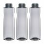 3x Kavodrink Premium Trinkflasche Wasserflasche Frosted-Grau 0,8 L