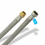 Zulaufschlauch Verl�ngerung mit Edelstahlumflechtung 3/4 AG x 3/4 IG - Waschmaschinenschlauch Sp�lmaschinenschlauch Flexschlauch Panzerschlauch Schlauch (2m lang)