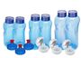Kavodrink Tritan Trinkflaschen Premium Set 2x 1,0 + 2x 0,75 + 2x 0,5 L inkl. 3x Push-Pull & 3x Flip-Top Verschluss