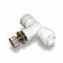 DMfit Manuelles Drosselventil Stellventil mit Geradem Verbinder 1/4 ACUC0404 