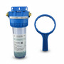 Wasserfiltergeh�use Untertisch mit Wasserhahn f�r Carbonit Filter