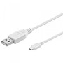 Original Goobay Micro USB Datenkabel weiss 
