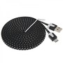 3m USB Daten und Ladekabel Schwarz fr alle Smartphone und Tablet Micro USB