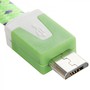 3m USB Daten und Ladekabel Gr�n f�r alle Smartphone und Tablet Micro USB