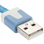 3m USB Daten und Ladekabel Blau f�r alle Smartphone und Tablet Micro USB