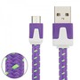 3m USB Daten und Ladekabel Lila f�r alle Smartphone und Tablet Micro USB