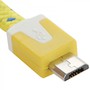 3m USB Daten und Ladekabel Gelb f�r alle Smartphone und Tablet Micro USB