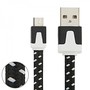 1m USB Daten und Ladekabel Schwarz f�r alle Smartphone und Tablet Micro USB