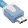 1m USB Daten und Ladekabel Blau f�r alle Smartphone und Tablet Micro USB Zubeh�r