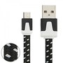 2m USB Daten und Ladekabel Schwarz f�r alle Smartphone und Tablet Micro USB