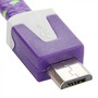 2m USB Daten und Ladekabel Lila f�r alle Smartphone und Tablet Micro USB
