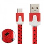 2m USB Daten und Ladekabel Rot f�r alle Smartphone und Tablet Micro USB