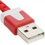 2m USB Daten und Ladekabel Rot f�r alle Smartphone und Tablet Micro USB