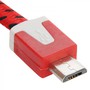 2m USB Daten und Ladekabel Rot f�r alle Smartphone und Tablet Micro USB