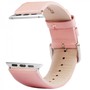 Lederarmband f�r Apple Watch iWatch 42 mm inc. Adapter Rosa