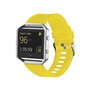Kunststoff / Silikon Uhr Armband fr Fitbit Blaze Watch Gelb Zubehr