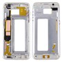 Gehuse Rahmen Deckel kompatibel Samsung Galaxy S7 Edge G935 G935F + Klebepad Silber