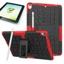 Hybrid Outdoor Schutzh�lle Rot f�r Apple iPad Pro 10.5 2017 Tasche + 0.4 H9 Hartglas