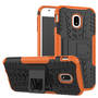 Hybrid Case 2teilig Outdoor Orange Tasche H�lle f�r Samsung Galaxy J7 J730F 2017 