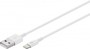 Goobay USB Sync & Ladekabel Kabel 8 Pin fr Apple iPhone iPad 2 Meter Wei