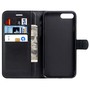 Tasche Wallet Deluxe Schwarz fr Apple iPhone 7 / 8 / SE 2020 / 2022 Schutz Hlle Cover Case