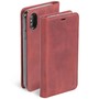 Krusell Sunne Ledertasche Folio Case f�r Apple iPhone X / XS 5.8 Leder Tasche Schutz H�lle Rot