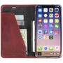 Krusell Sunne Ledertasche Folio Case f�r Apple iPhone X / XS 5.8 Leder Tasche Schutz H�lle Rot