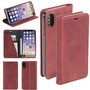 Krusell Sunne Ledertasche Folio Case fr Apple iPhone X / XS 5.8 Leder Tasche Schutz Hlle Rot