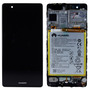 Huawei Display LCD Einheit + Rahmen f�r P9 Service Pack 02350RPT Schwarz