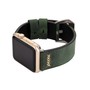Echt-Leder Armband f�r Apple Watch Serie 1 / 2 / 3 38 mm Gr�n 