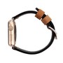 Echt-Leder Armband f�r Apple Watch Serie 1 / 2 / 3 38 mm Khaki 