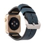 Echt-Leder Armband f�r Apple Watch Serie 1 / 2 / 3 38 mm Blau 